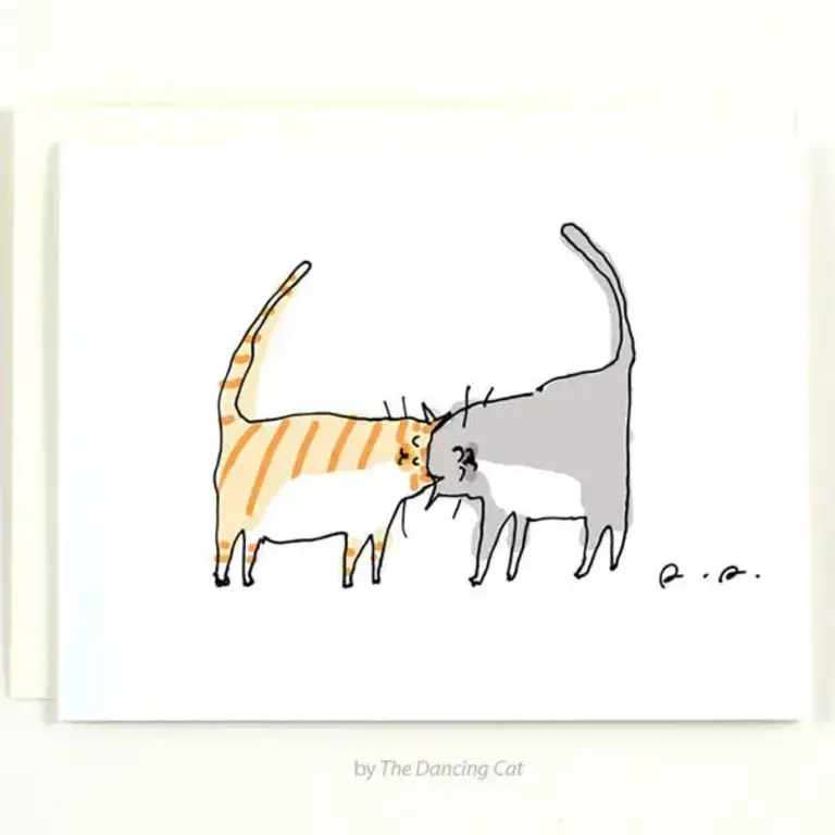 Jamie Shelman The Dancing Cat Card