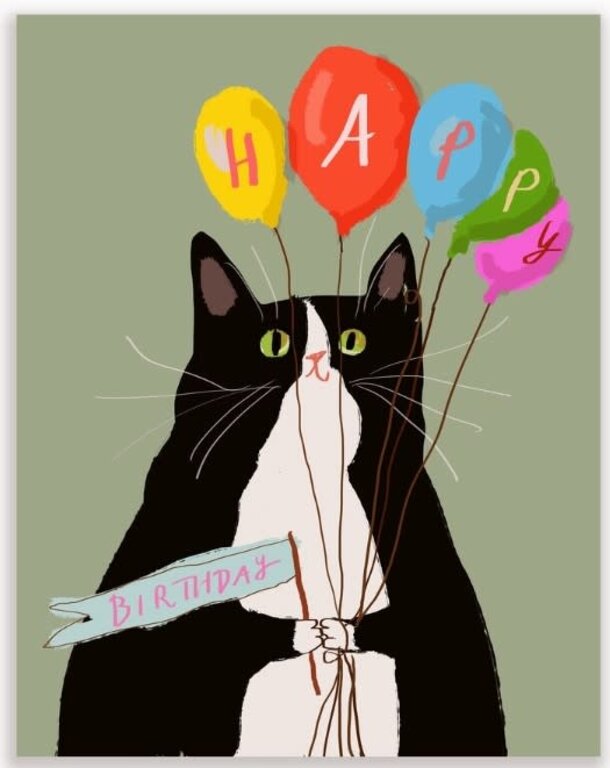 Jamie Shelman The Dancing Cat Card