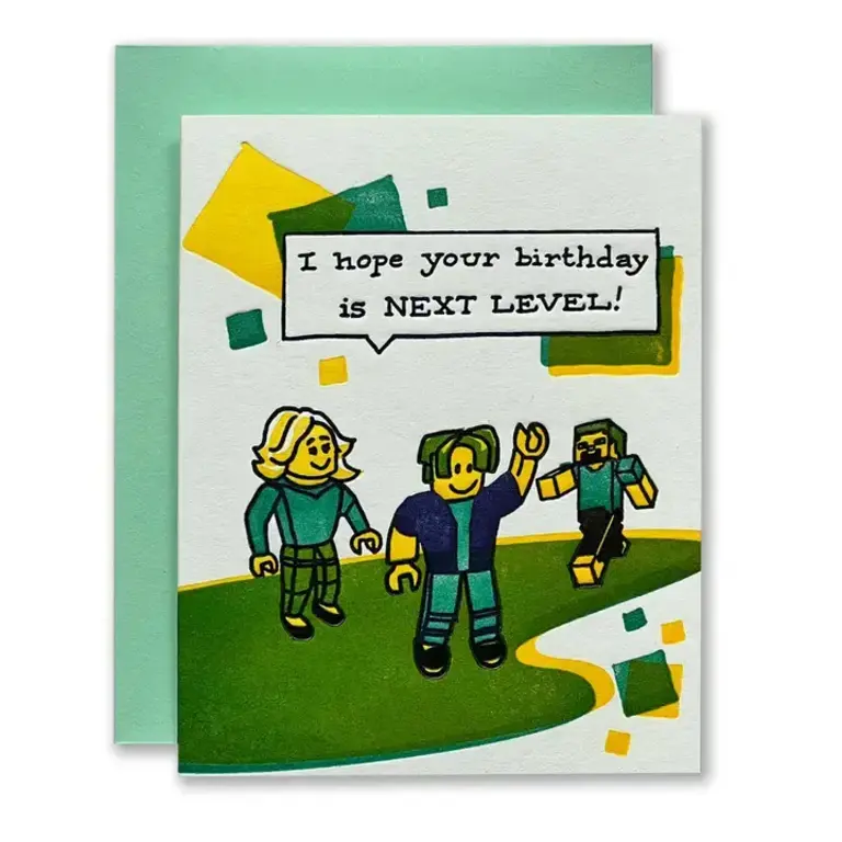 Morgan Calderini Ladyfingers Letterpress Card Birthday