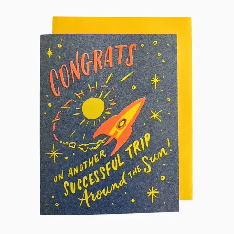 Morgan Calderini Ladyfingers Letterpress Card Birthday