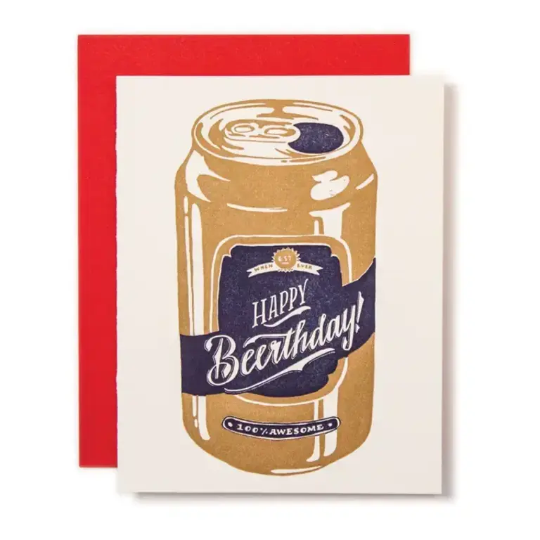 Morgan Calderini Ladyfingers Letterpress Card Birthday
