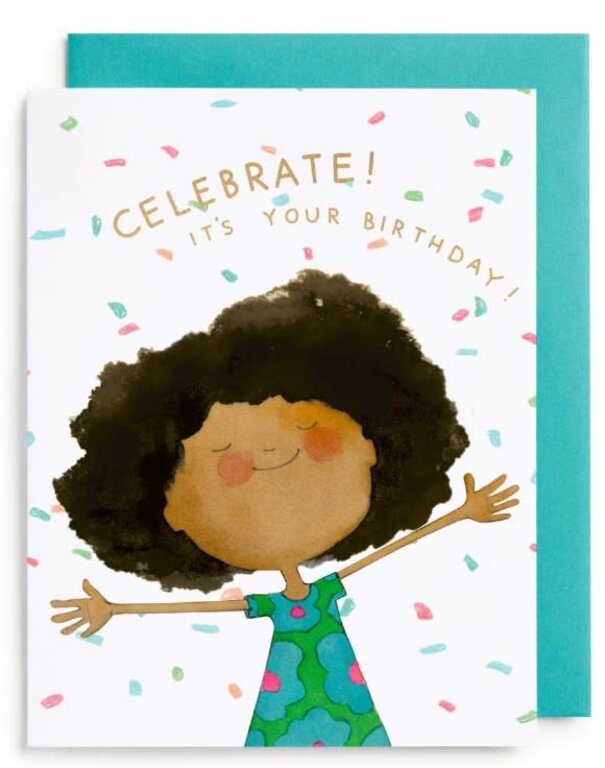 E. Frances Paper Company E. Frances Greeting Card Birthday 4.25" x 5.5"