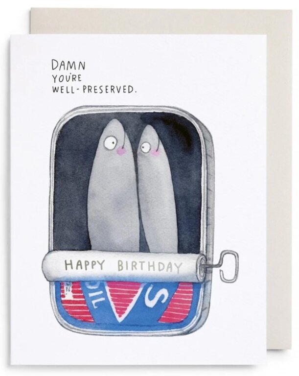 E. Frances Paper Company E. Frances Greeting Card Birthday 4.25" x 5.5"