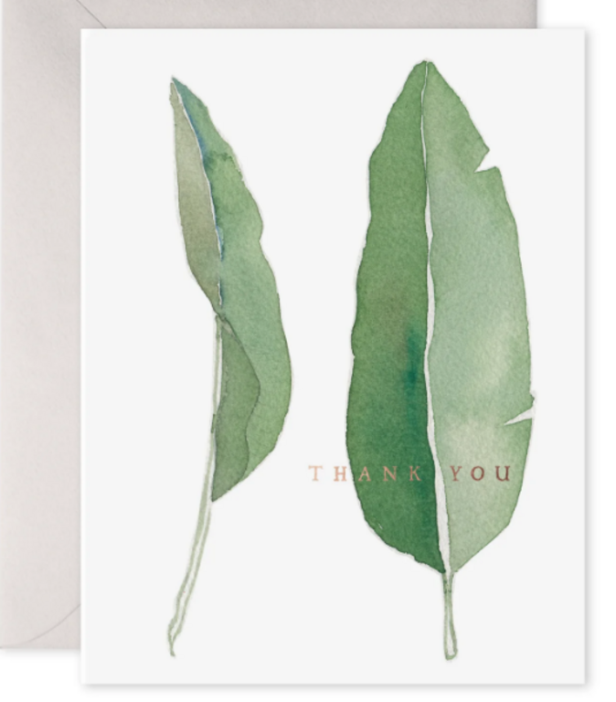 E. Frances E. Frances Card 4.25" x 5.5" Thanks