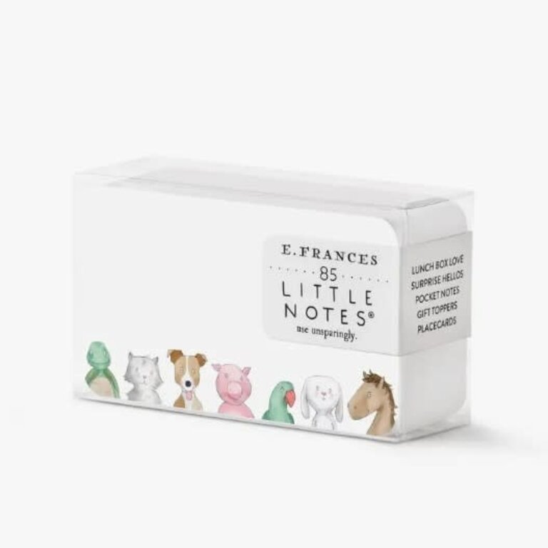 E. Frances Paper Company E. Frances Little Notes Boxed Set Animal -