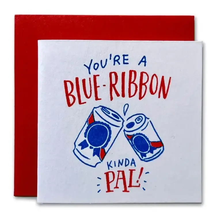 Morgan Calderini Morgan Calderini Ladyfingers Letterpress Tiny Card Love + Friendship