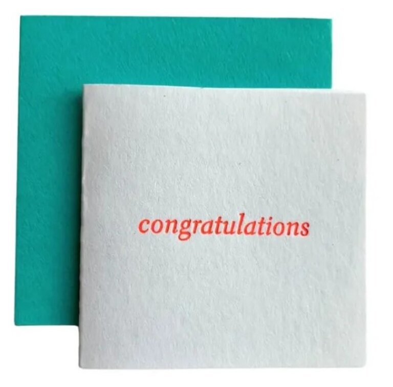 Morgan Calderini Morgan Calderini Ladyfingers Letterpress Tiny Cards Celebration