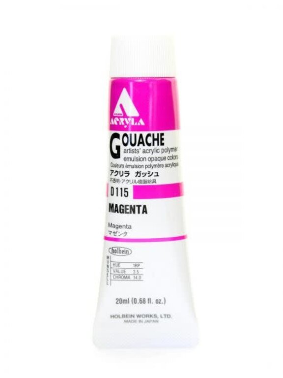 Holbein Holbein Acryla Gouache 20 ml D115 Magenta