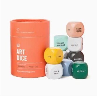 Two Tumbleweeds Art Dice - Inspiration For Drawing & Painting