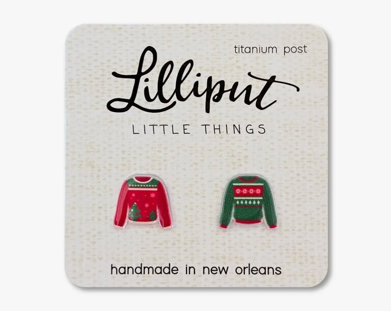 Lilliput Lilliput Stud Earrings Winter + Holiday