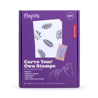 Kikkerland Design Crafters Block Printing Kit