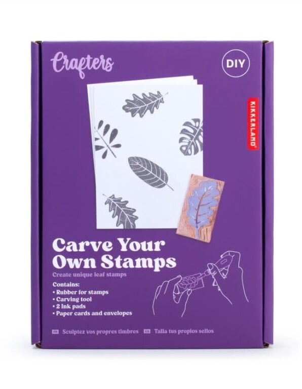 Kikkerland Design Crafters Block Printing Kit