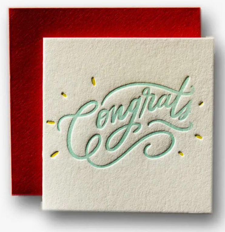 Morgan Calderini Morgan Calderini Ladyfingers Letterpress Tiny Cards Celebration