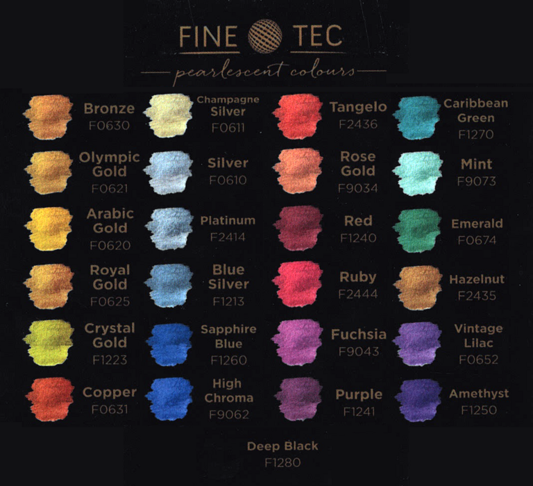 Finetec FineTec Artist Pearlescent Watercolor
