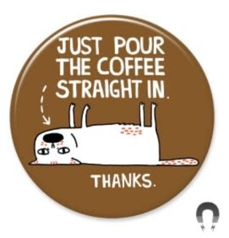 Gemma Correll Dog Big Magnet 2.25"