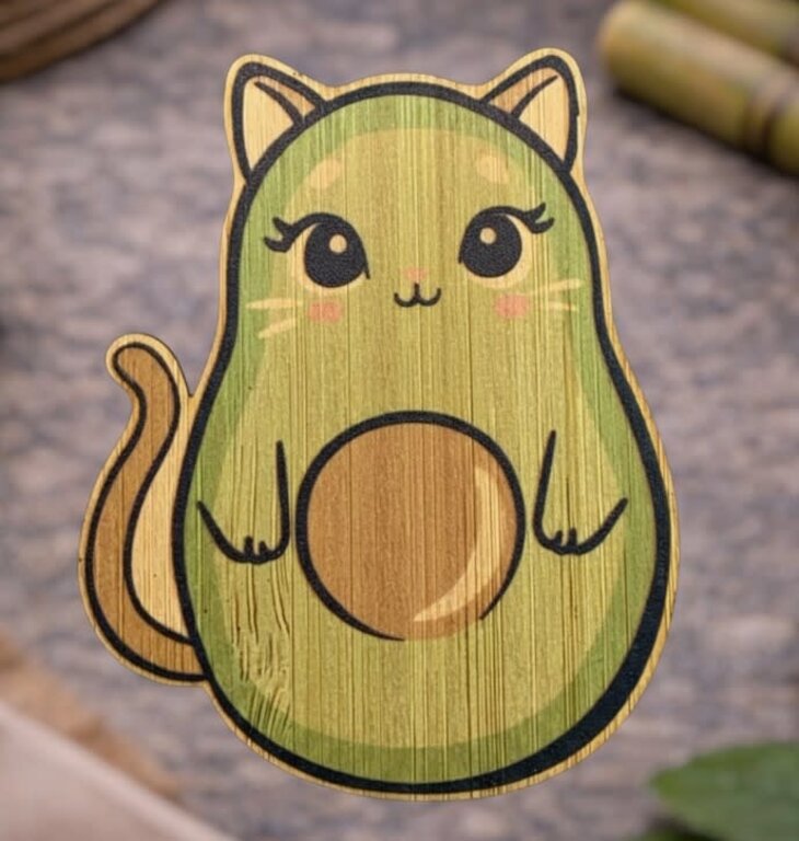 Bamboo Wood Sticker