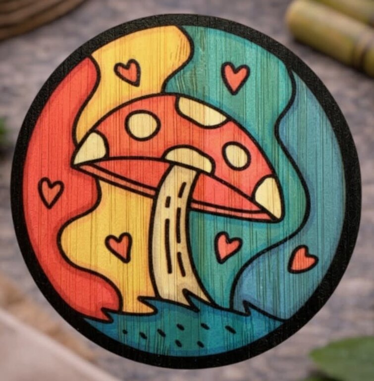 Bamboo Wood Sticker