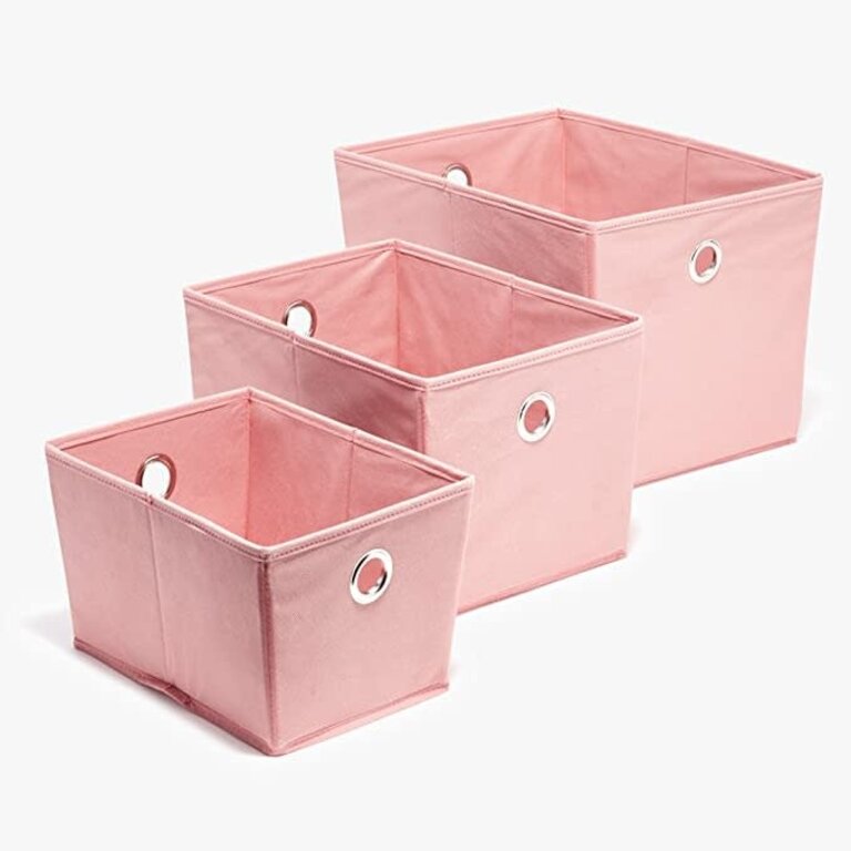 Roomify 3 Bin Organizer Set Blush