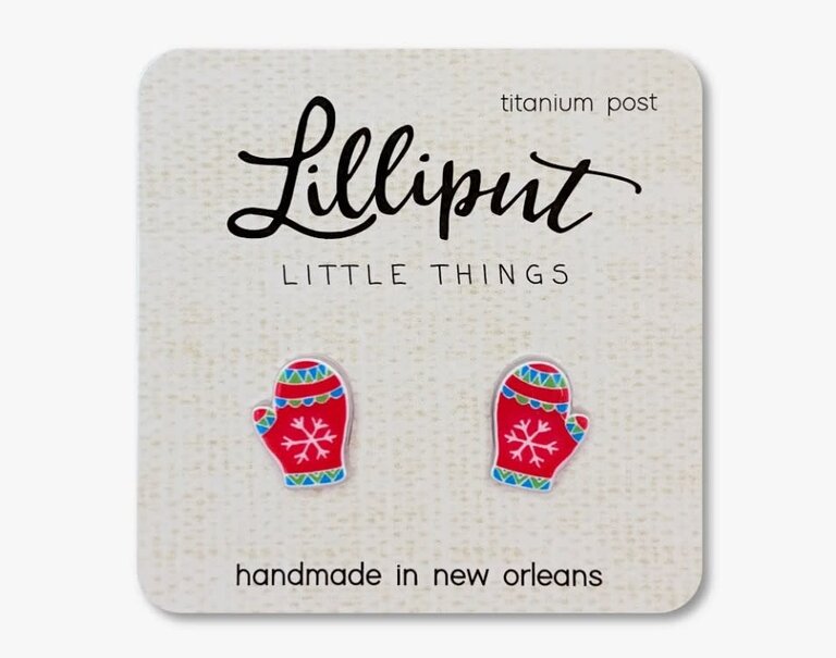 Lilliput Lilliput Stud Earrings Winter + Holiday