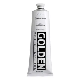 Golden Heavy Body Acrylic Titanium White 5 oz