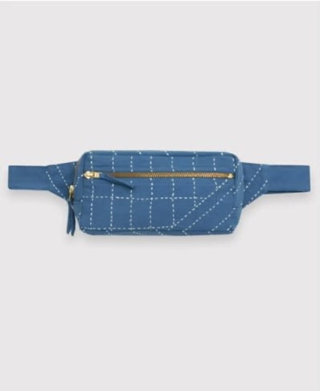 Colleen Clines Anchal Kantha Crossbody Belt Bag