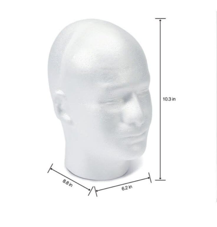 FloraCraft Styrofoam Head
