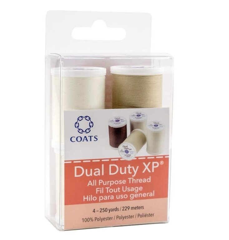Coats Dual Duty XP All Purpose Thread 250yd 4 Spools