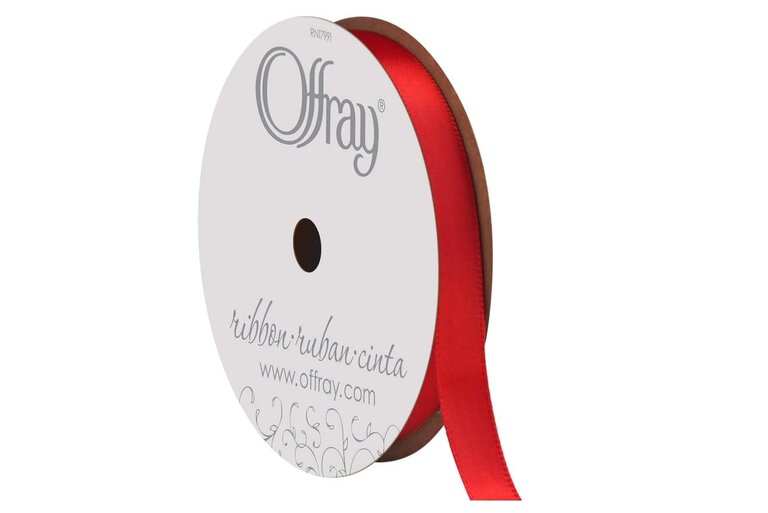 Offray Offray Single Face Satin Ribbon 6 Yards