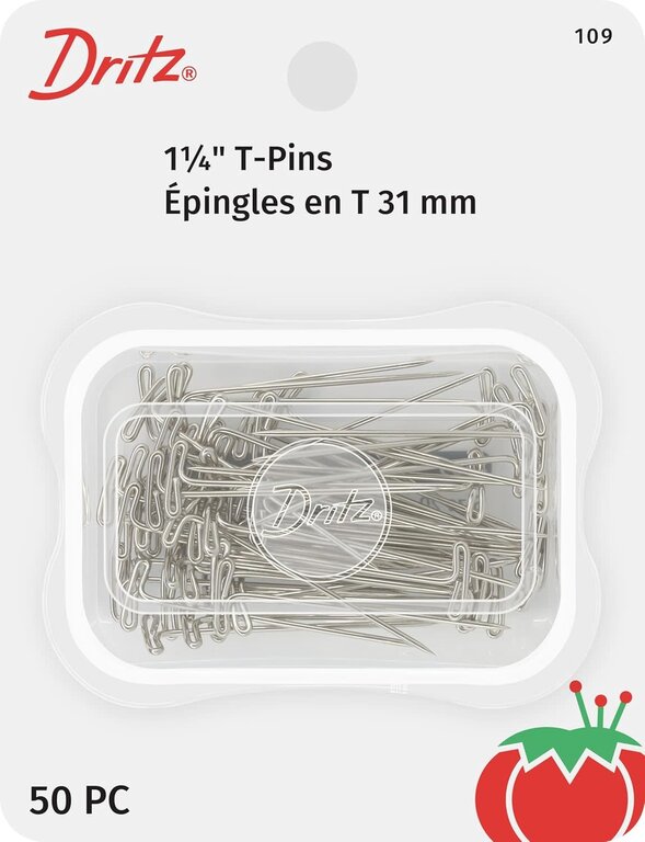 Dritz Dritz #109 T Pins 1 1/4" (50- Count)