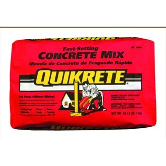 Quikrete Quikrete Fast Setting Concrete Mix 50 lb Gray