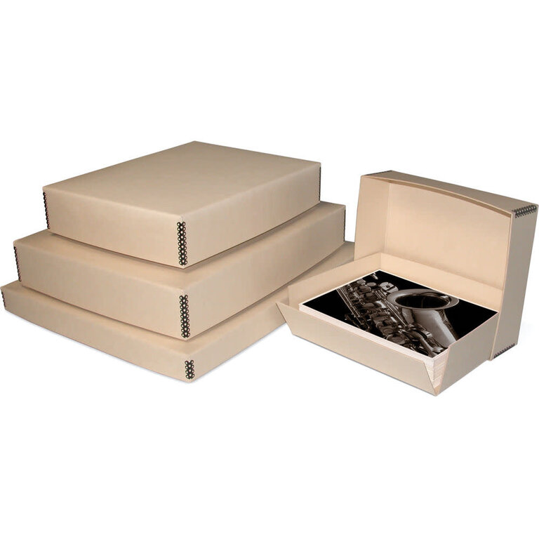 Lineco Lineco Archival Museum Storage Box Tan 11.5"x14.5"x3"