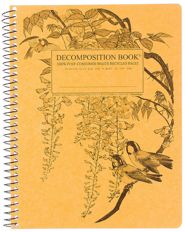 Decomposition Books Decomposition Books Wire Bound Notebook Ruled Leafy Perch