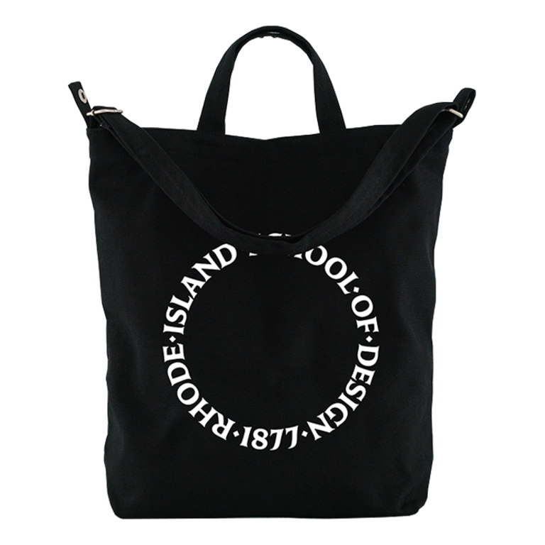 BAGGU Baggu RISD Ring Duck Tote Bag Black/White