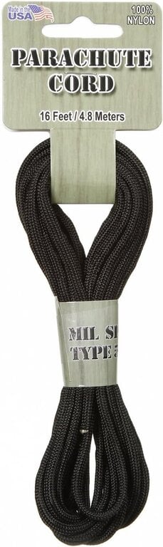 Pepperell Braiding Parachute Cord 4mm x 16'