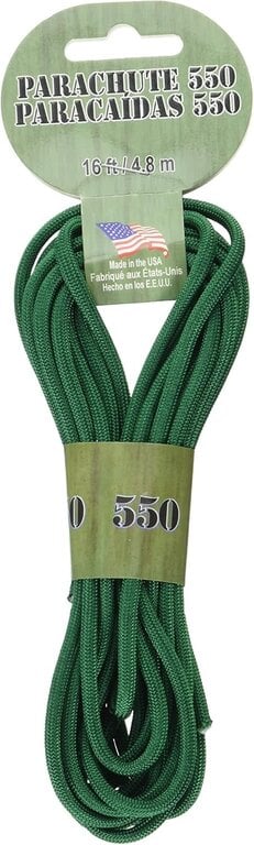 Pepperell Braiding Parachute Cord 4mm x 16'
