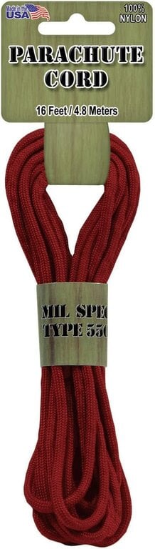 Pepperell Braiding Parachute Cord 4mm x 16'