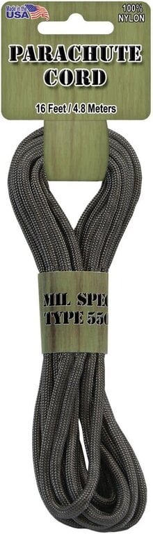 Pepperell Braiding Parachute Cord 4mm x 16'