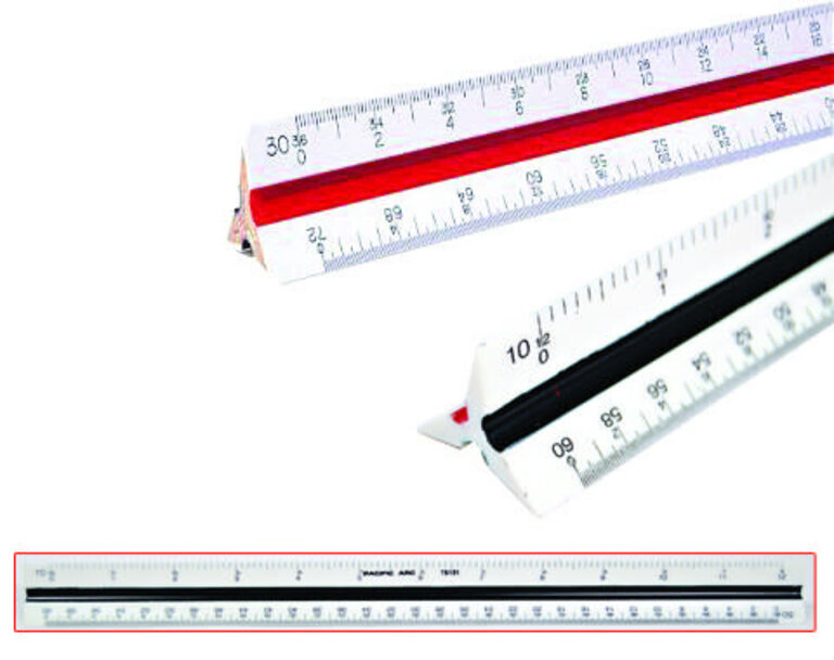 Pacific Arc Pacific Arc Engineering Triangular Scale 12"