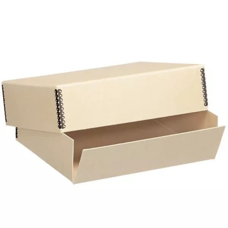 Lineco Lineco Archival Museum Storage Box Tan 9.5"x12.5"x3"