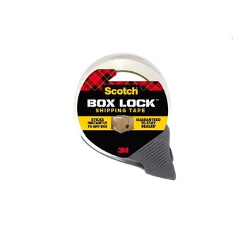 3M 3M Scotch Box Lock 1.88" x 54.6 yd L Shipping Tape with Dispenser