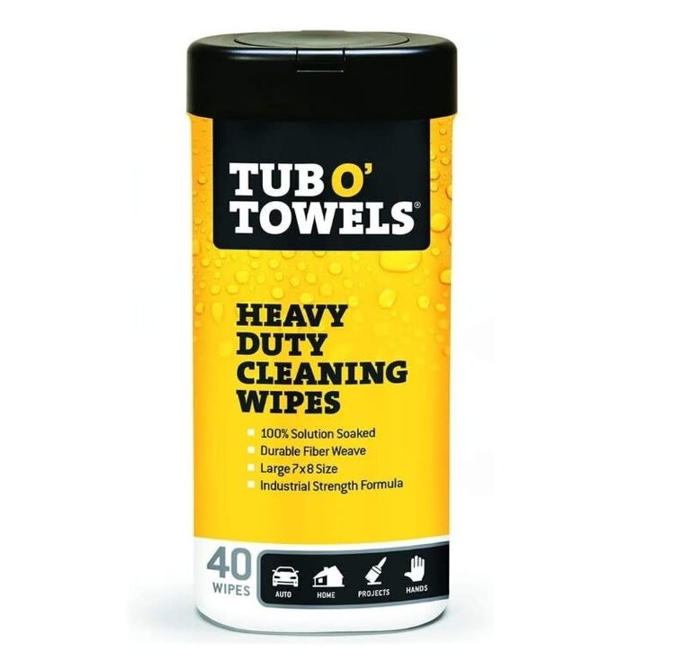 Tub O' Towels Heavy Duty Cleaning Wipes