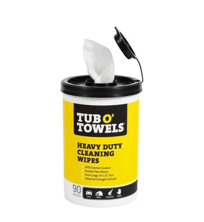 Tub O' Towels Heavy Duty Cleaning Wipes