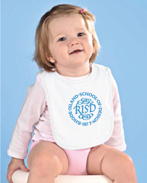 RISD Infant Jersey Bib Medallion