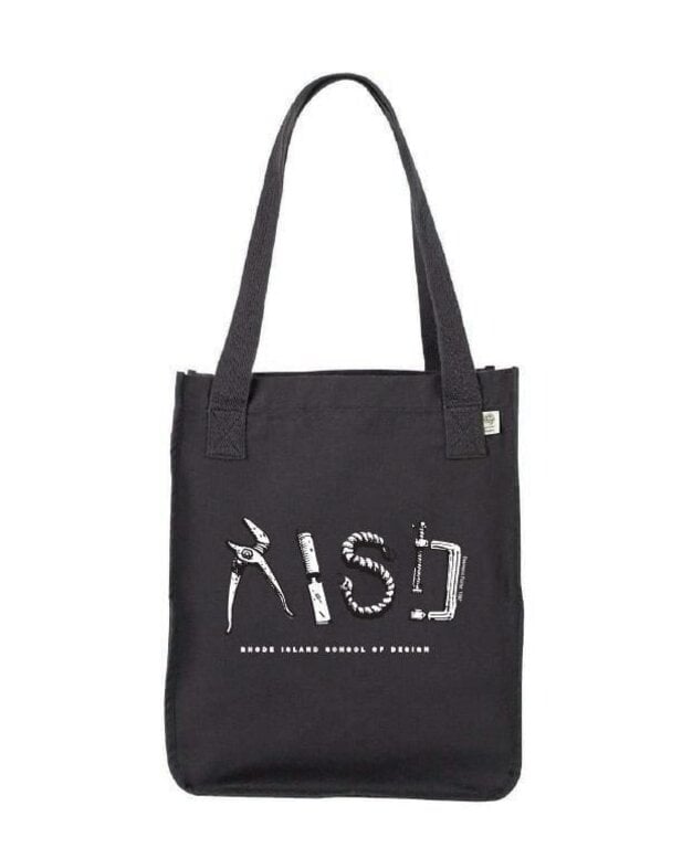 RISD Market Organic Cotton Tote TOOLS Black