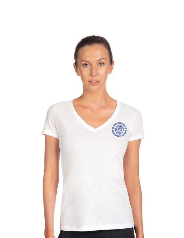 Next Level Medallion Ladies' Ideal V-Neck Shirt