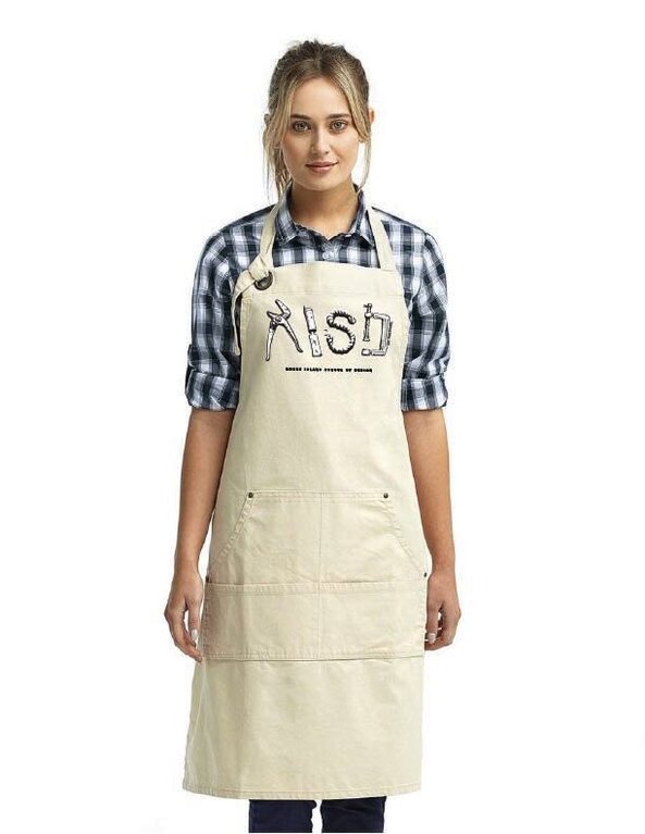 RISD TOOLS Heavy Cotton Canvas Apron with Pocket