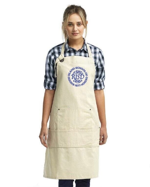 RISD Medallion Heavy Cotton Canvas Pocket Apron