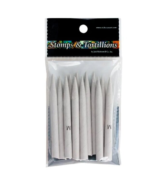 Jack Richeson Jack Richeson Tortillons Medium 5/16" 12 Pack