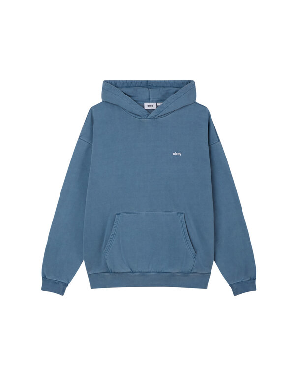 Shepard Fairey Obey Lowercase Pigment Hood Pigment Coronet Blue Small