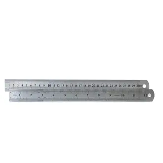 Stainless Steel Ruler Economy 12"